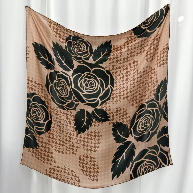 Docsun silk scarf sample