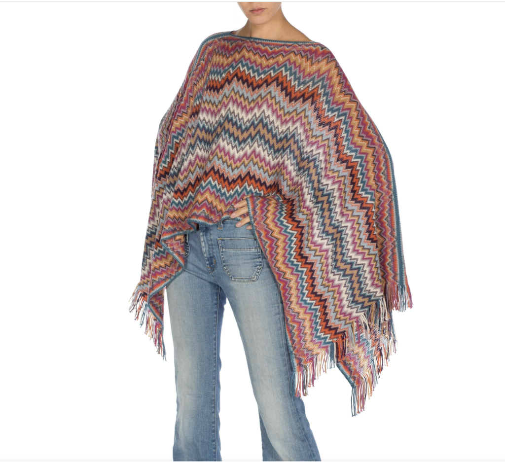 Missoni knitted ponchos 2000-2009