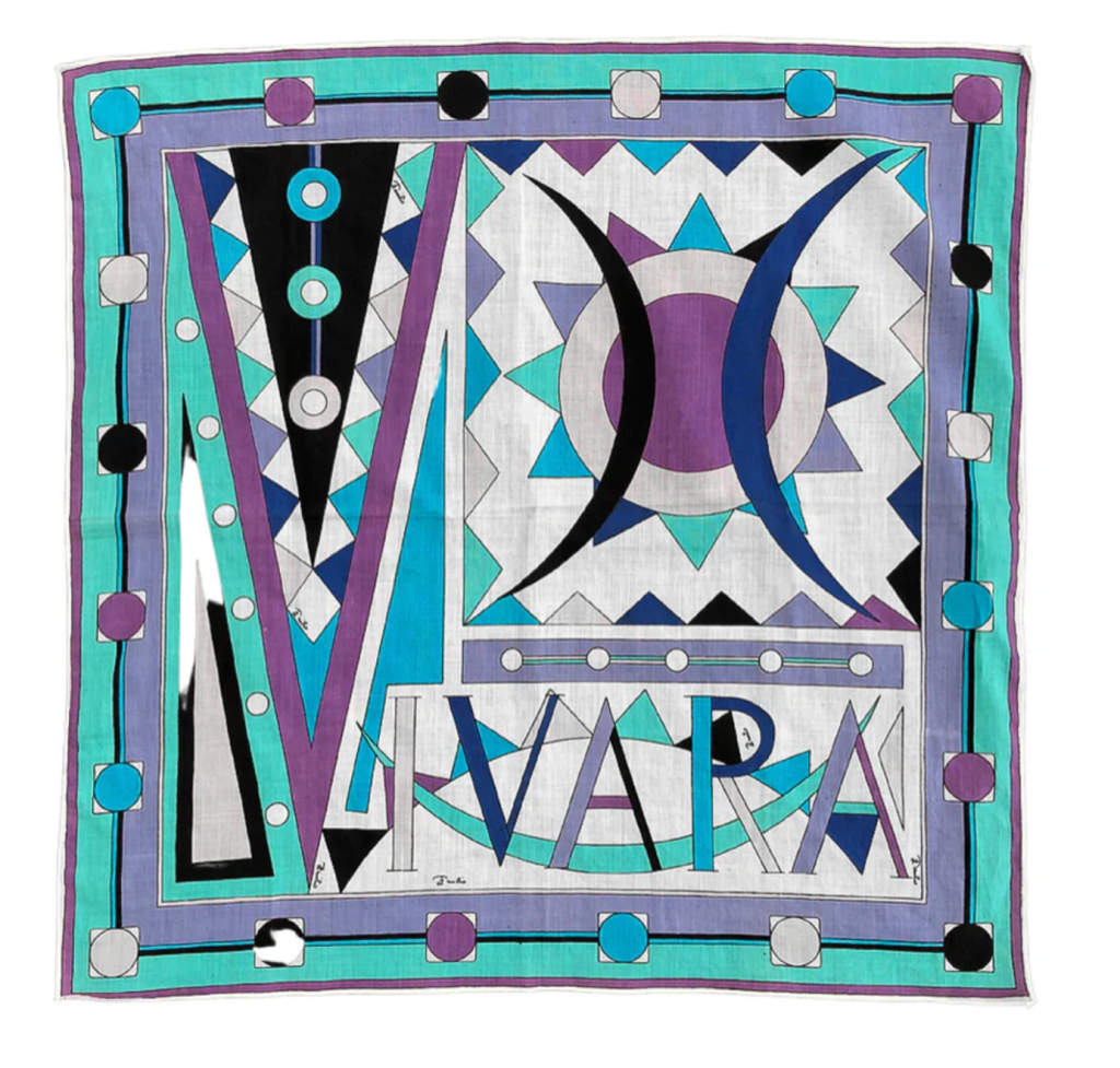Vintage Vivara scarf by Pucci