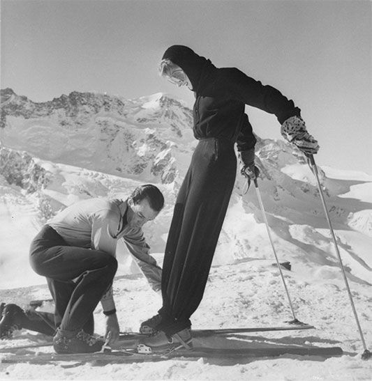 Pucci designed the first one-piece ski suit
