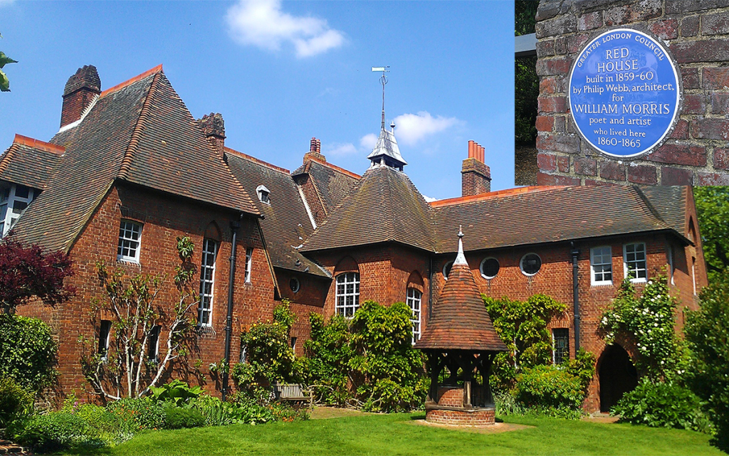 the famous Red House, first home of Willian Morris 